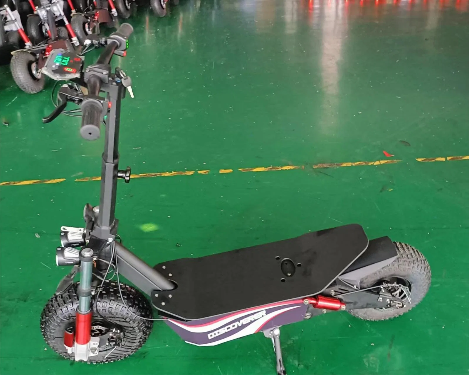 Off Road gran movilidad de Adultos de la rueda Patinete Eletrico alimentación rápida Scooter eléctrico de 48V