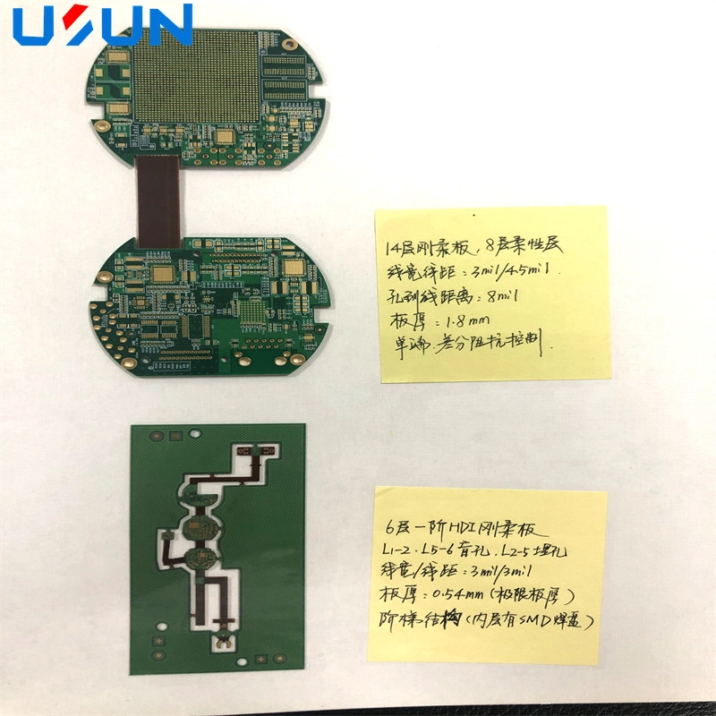 Haute qualité Flexural Flexibilité Flexible PCB Printed Circuit Board Flexible Printed Circuit Fqc Rigid-Flex