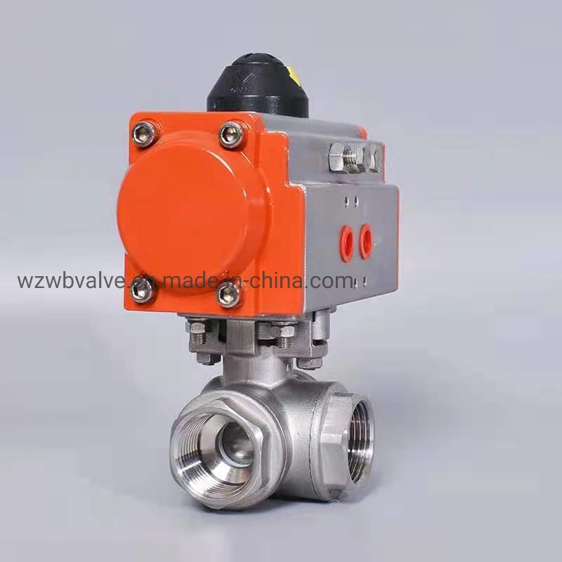 Three Way Custom Made 3 Way Stainless Ball Valve 316 1000wog