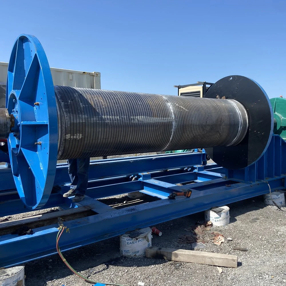 Concrete Pipe Machine Rcp Reinforced Concrete Pipe Wire Wrap Equipment