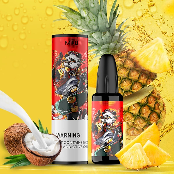 Miku Pineapple Coconut-Milk ODM E-Liquid (0-5% Nicotine Salt) : Designed for Wholesale Pods