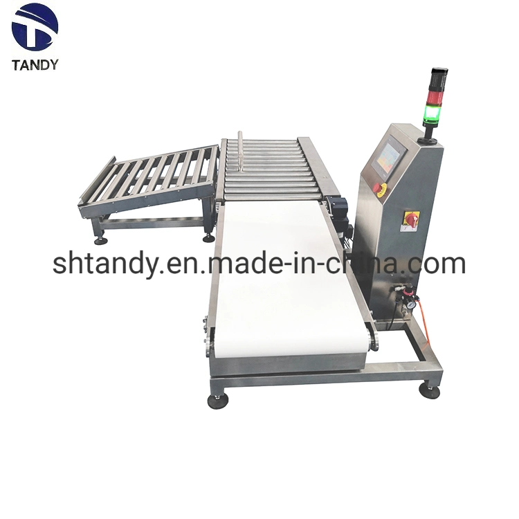 Food Processing Line Weight Sorting Checking Weigher