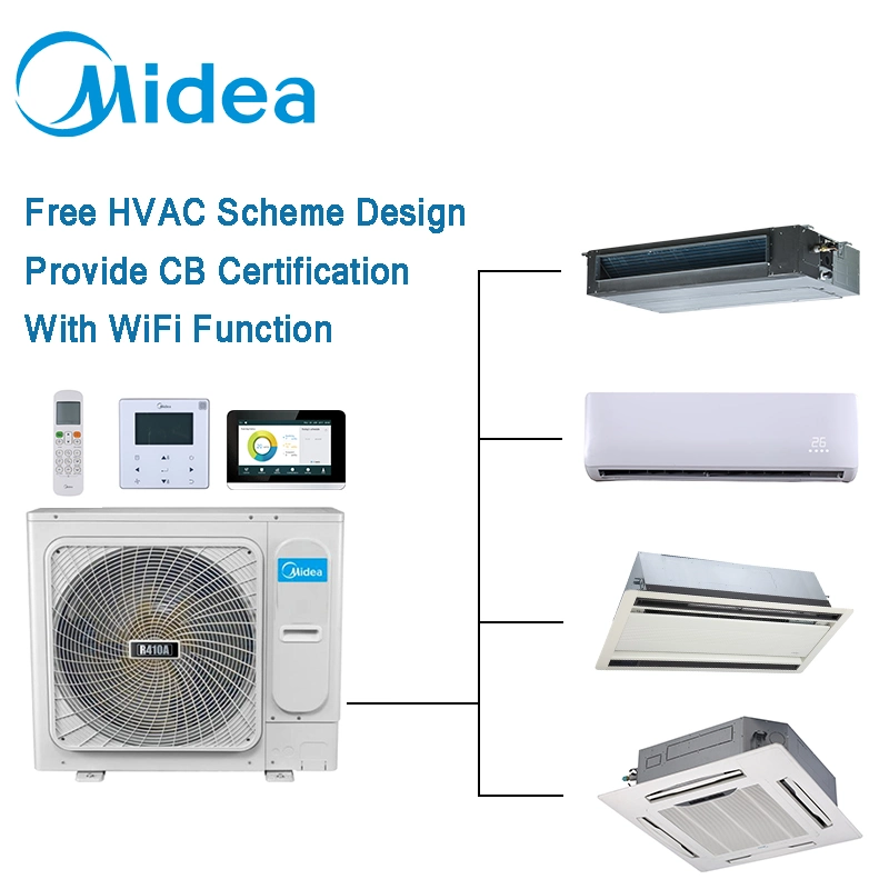 Midea HVAC Mini Vrf Central Air Conditioner and Heater for Office Building