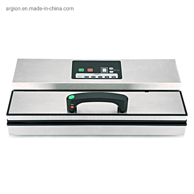 Kitchen Equipment Stainless Steel Automatic Vacuum Packing Machine with Cutter Box