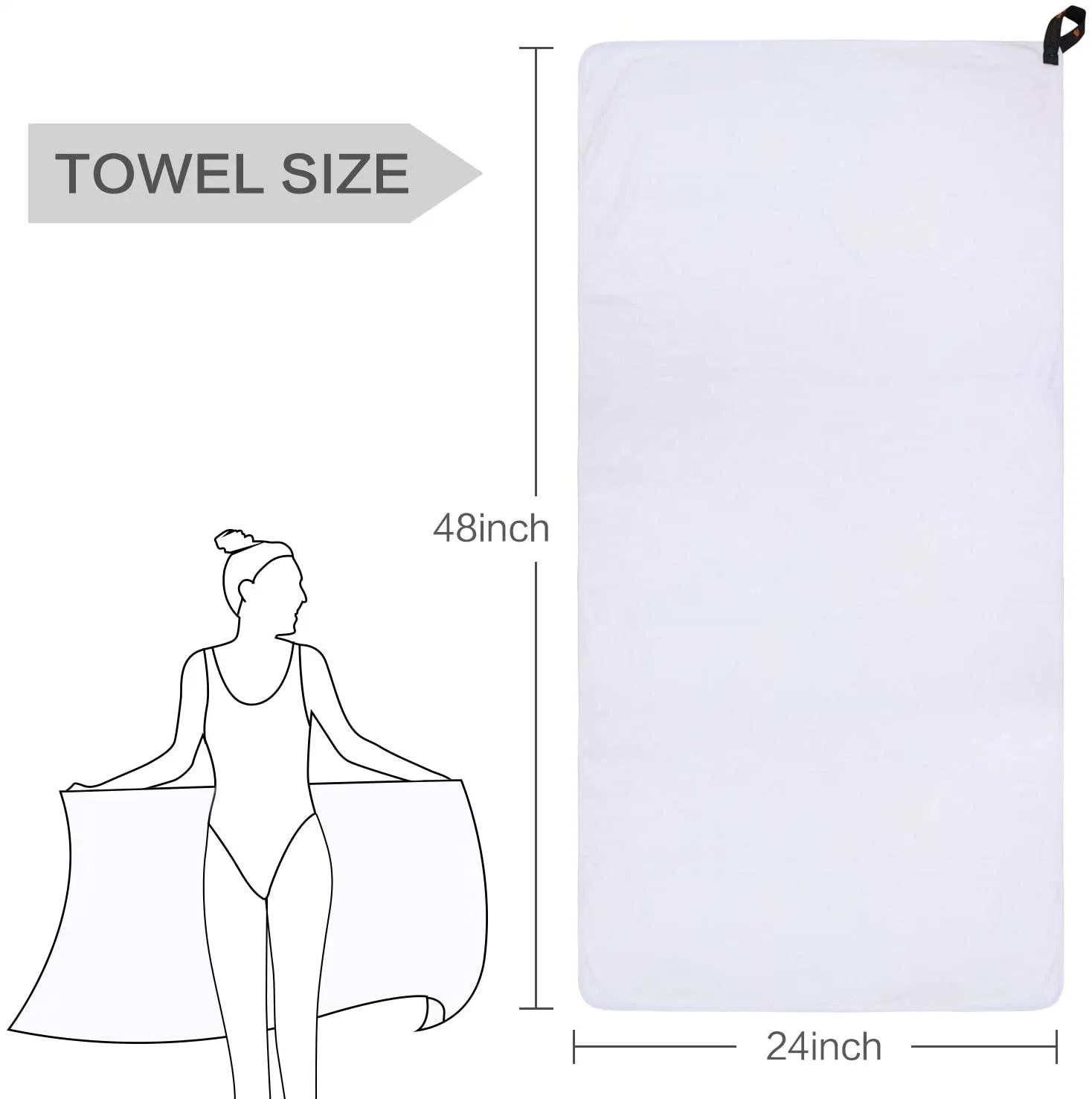 Oversized Bath Towels, Microfiber Shower Towel for Body, Towel Sets for Bathroom Clearance, Super Absorbent & Quick-Dry Towel Washcloths for Gym Home Hotel