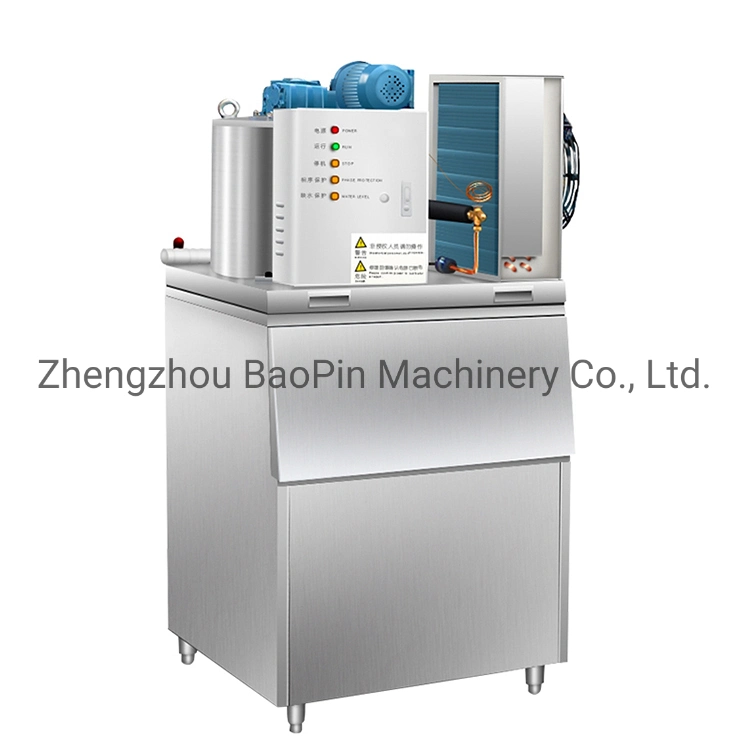 OEM&ODM Commercial Refrigerators Equipment Flake Ice Maker Flake Ice Machine with Storage Bin