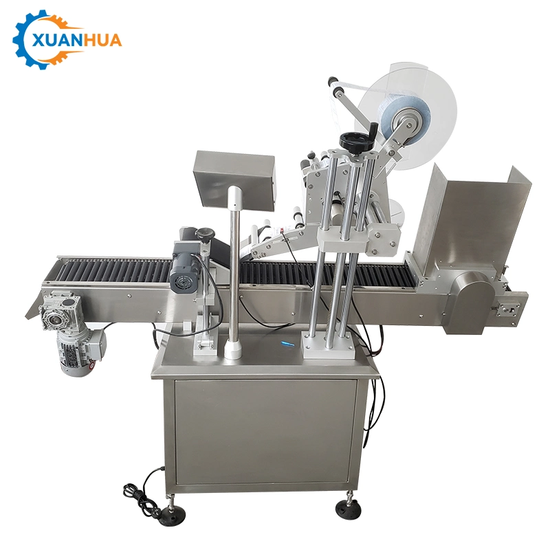 Automatic Flat Horizontal Wine Bottle Labeling Machine