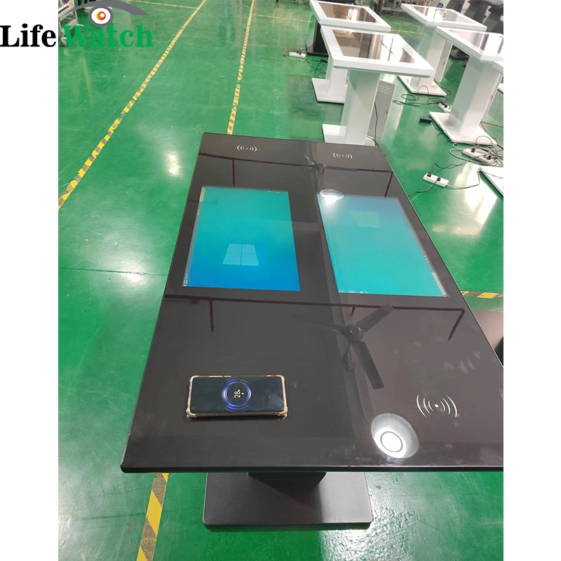 Game School Education LCD Interactive Touch Table Screen with Customized Color Design Wireless Charging Module