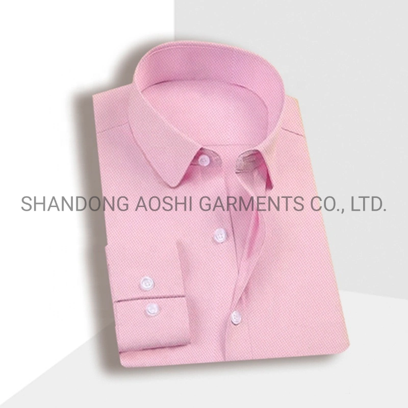 Special Design High Quality Custom Logo Shirt Slim Fit Business Formal Men Cotton Shirt