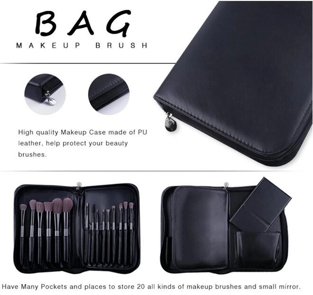 ISO BSCI LVMH Fabrik Reisen Kosmetik Make-up Pinsel Set Tasche