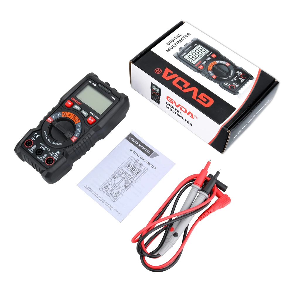 Gvda LCD Digital Multimeter Ncv AC DC Voltage Diode Freguency Multitester Capacitance Current Tester