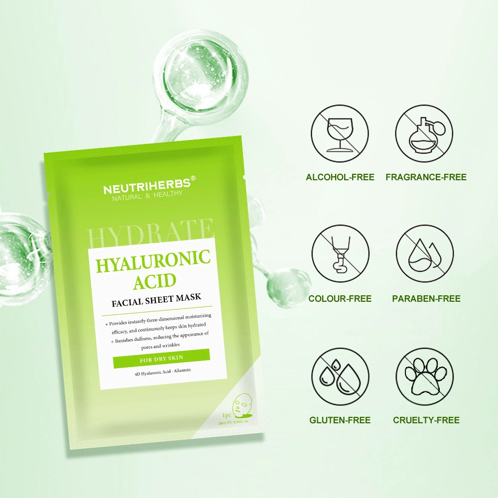 Mayorista/Proveedor cuatro tipos de ácido Hialurónico Cuidado de la Moisturizing Máscara facial