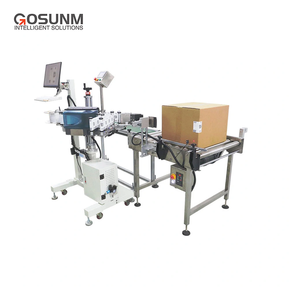 Gosunm Tamper Viasned Label Applicator Label Label Pasting Machine Carton Corner (Угловая корка Устройство для печати этикеток для малых предприятий