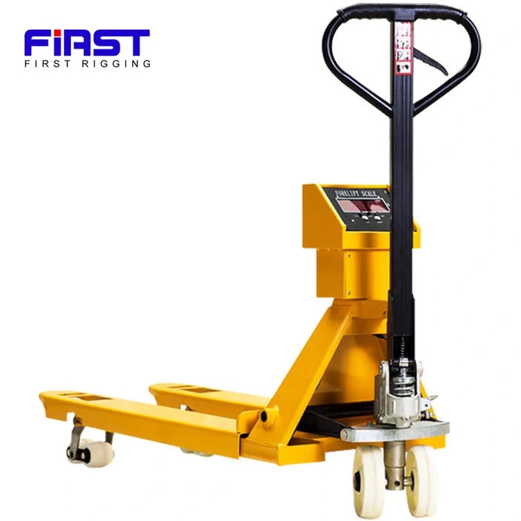 Hot Sale High quality/High cost performance 2000kg Weight Hand Pallet Truck with Scale