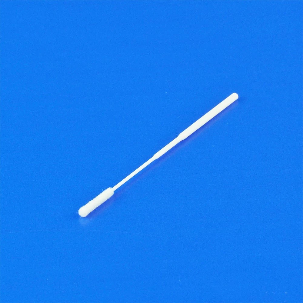 Nylon Fibers Flocked Tip Diagnostic Nasal Swab Stick Medical Rapid Test Antigen Swab with CE 0197