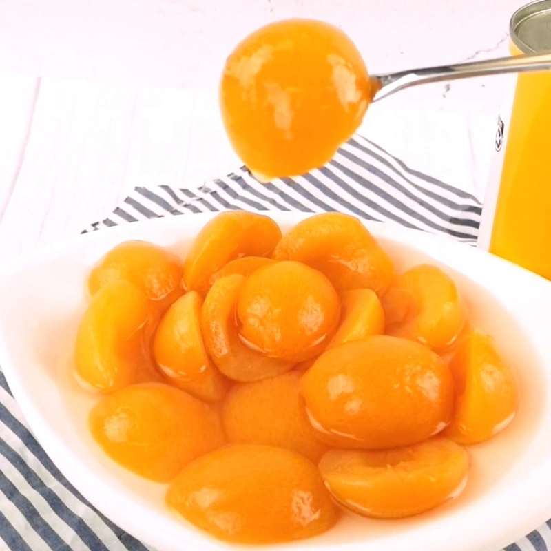 High Quality Factory Delicious Pantry Preserved Snacks Canned Fruits Canned Apricot