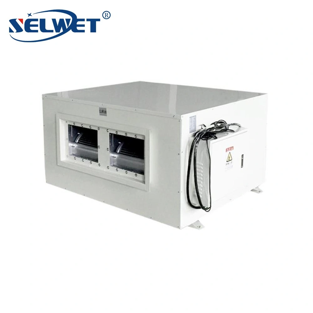 Customized Humidity Control Large Capacity 50L/Day Moisture Removal Ceiling Mounted Dehumidifier