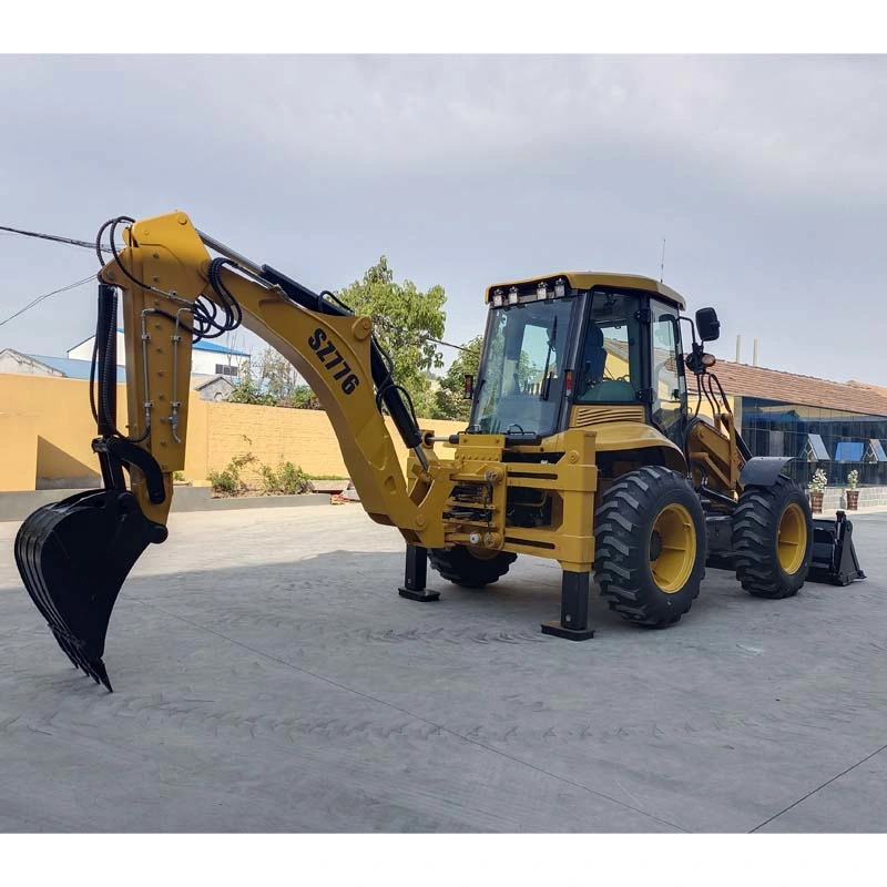 Factory Supply Directly 9ton Sz776 Wheel Loader Tractor Telescopic Loader with 4X4 Four-Wheel Steering System and Crab Walking and Four-Wheel Brakes