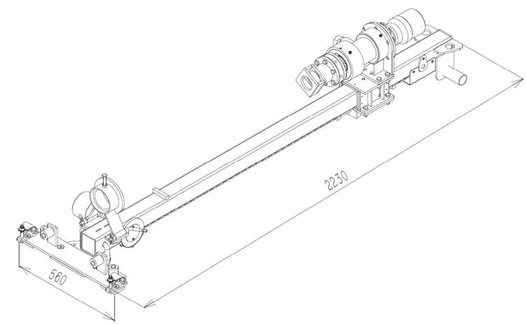 portable hydraulic chain feed drilling machine used for Diamond Drilling