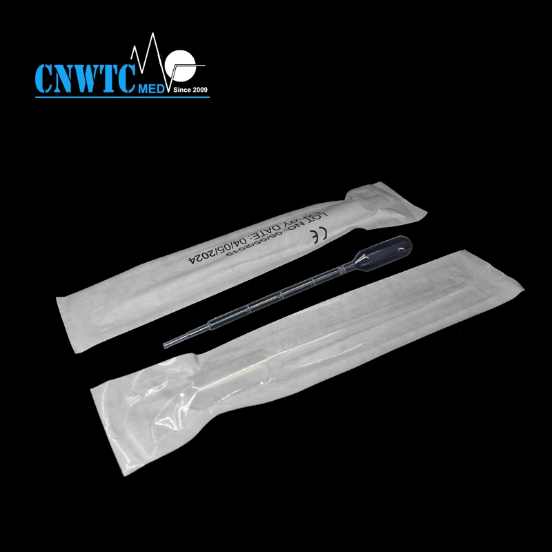 Wholesale/Supplier Lab Medical 1ml Transfer Pipette with Individual Packing