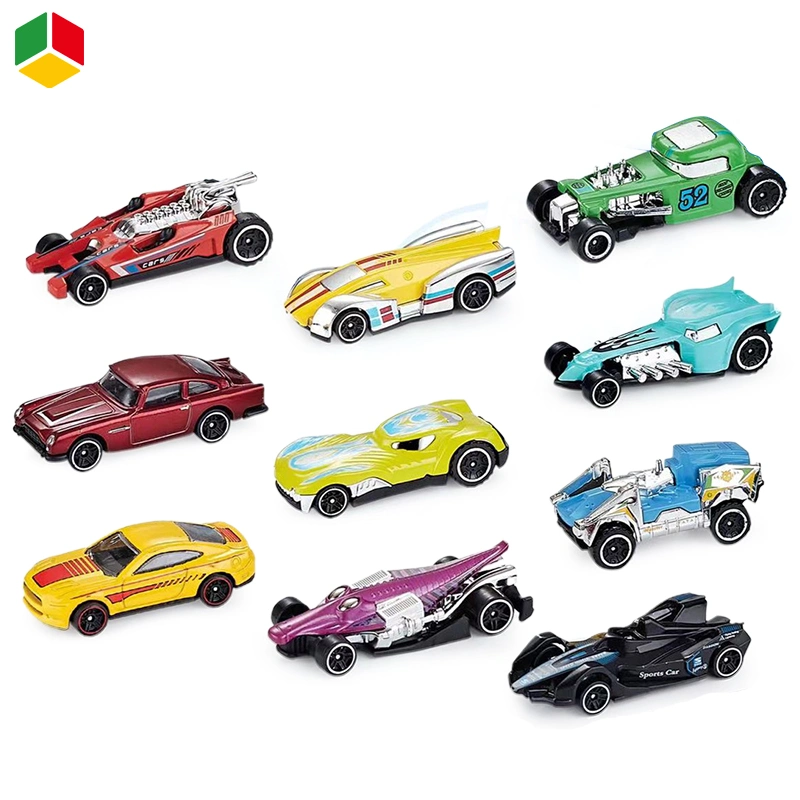 QS Toys Children Educational Promotion Gift Metal Alloy 1/64 Hot Slide Wheels Super Car Diecast Toys Mini Die Cast Vehicle Toys