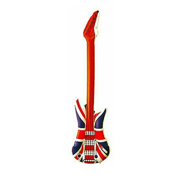 Inflatable Union Jack Guitar