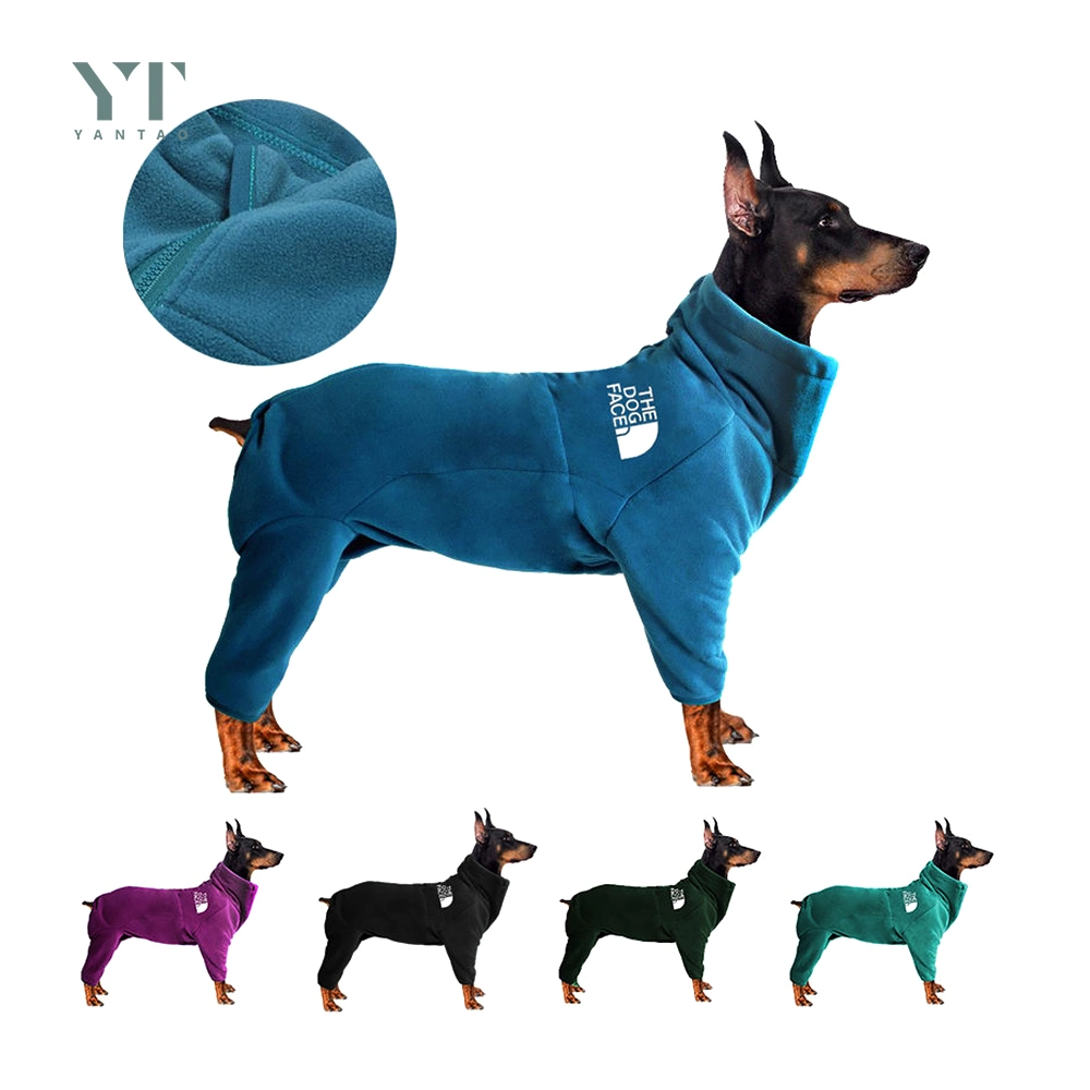 Custom Winter Luxury Pet Clothes Polyester Winter Warm Pet Dog Jacket Zipper Sweatshirt Pet Clothes for Small Medium Large Dogs