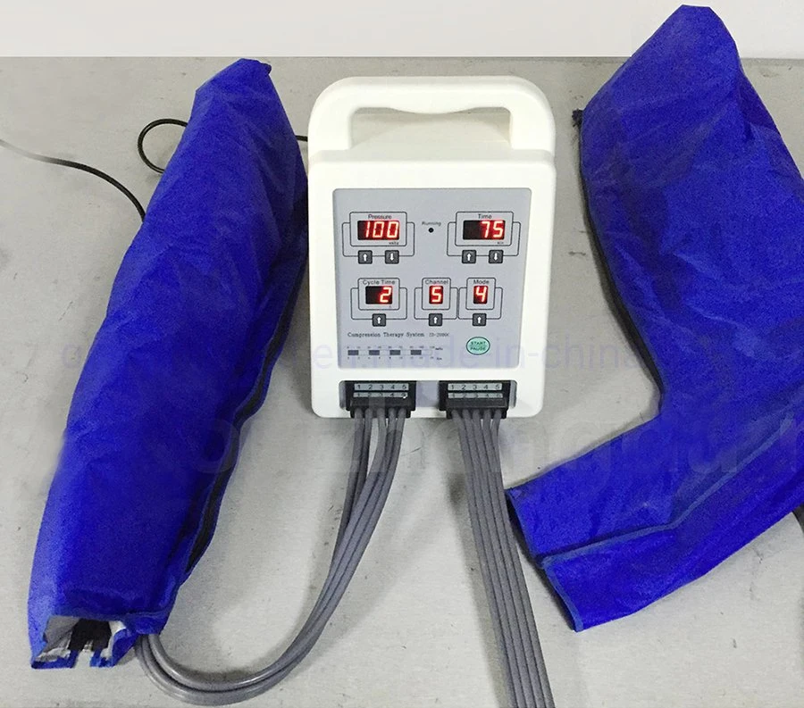 Système de massage à six cavités système de compression pour la circulation sanguine