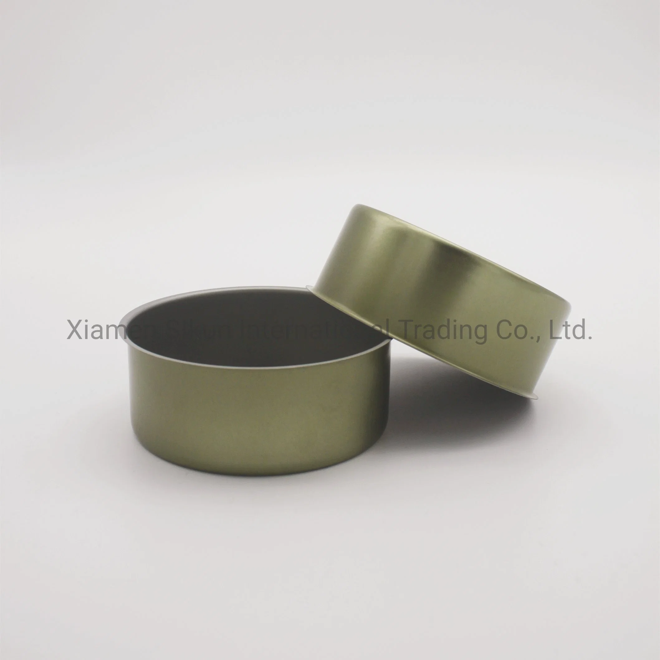 Customized Competitive Price 2-Piece Can Empty 834# Tin Can for Fish Tuna Packing