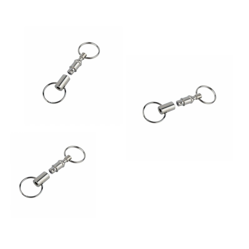 Free Sample Zinc Alloy Metal Keychain Keyholder Key Chain Rin Can Be Customized Color