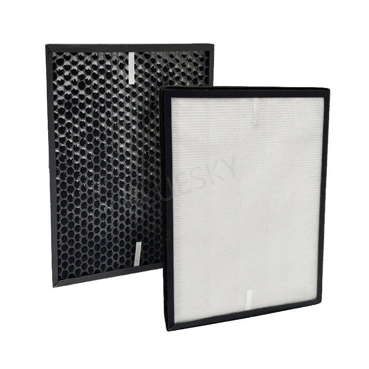 Air Purifier Customized Panel Honeycomb Activated Carbon Filter and HEPA Filter Replacement