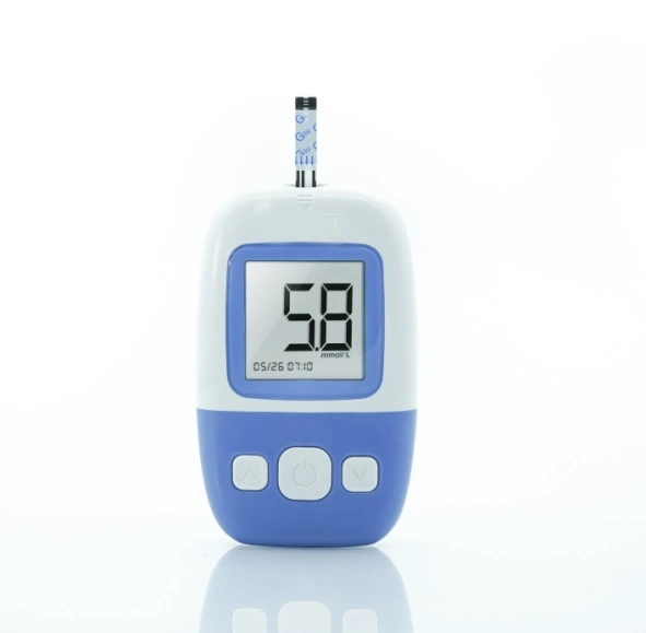 Glucometer mit Teststreifen Sugar Testing Electronic Digital Blood Glucose Messgerät