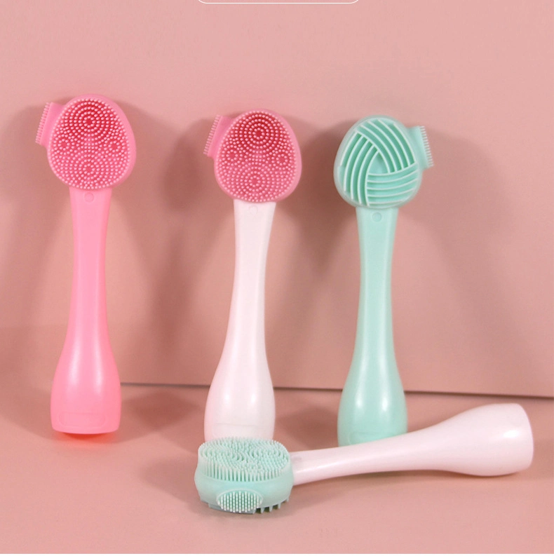 Face Wash Brush Beauty Tools Film Stick Makeup Remover Silicone Cleanser Brush