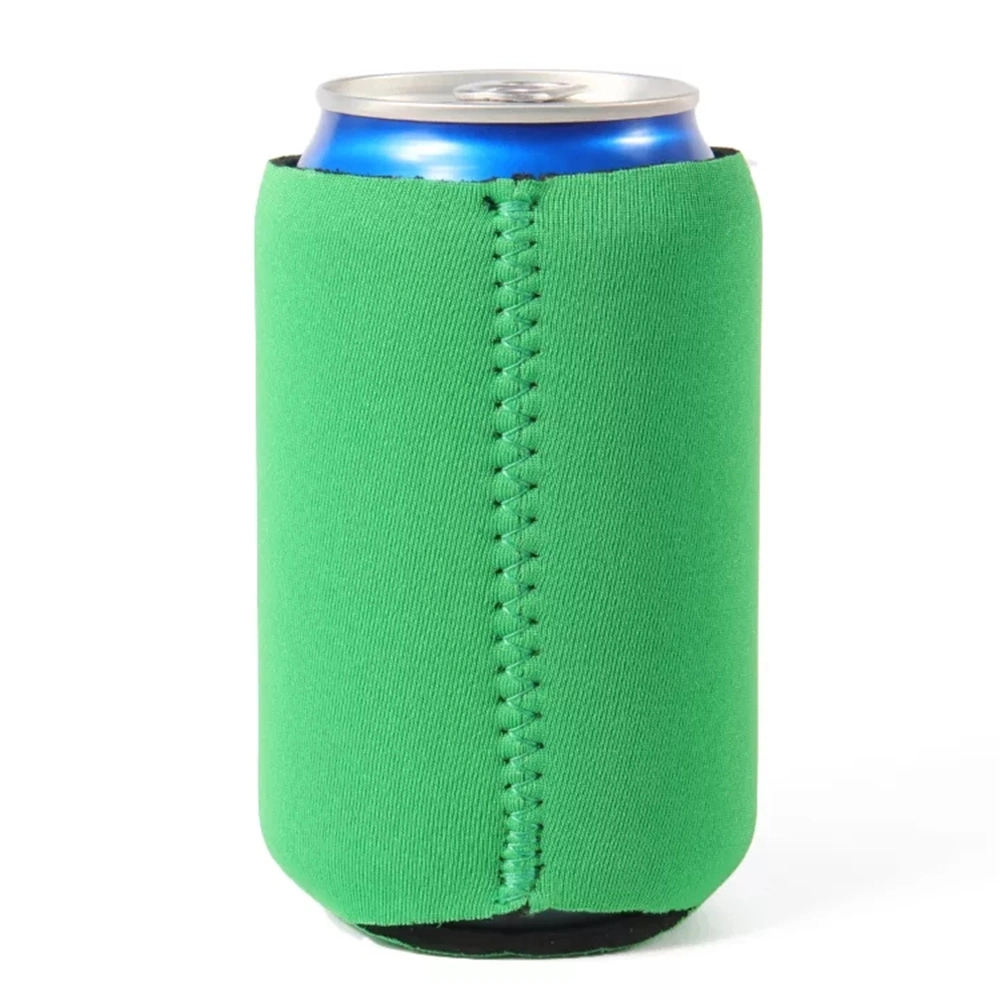 Custom 330ml Promotional Neoprene Foam Cheap Blank Plain Solid Color Folding Can Cooler Sleeve Stubby Holder Beer Coozies Coozy