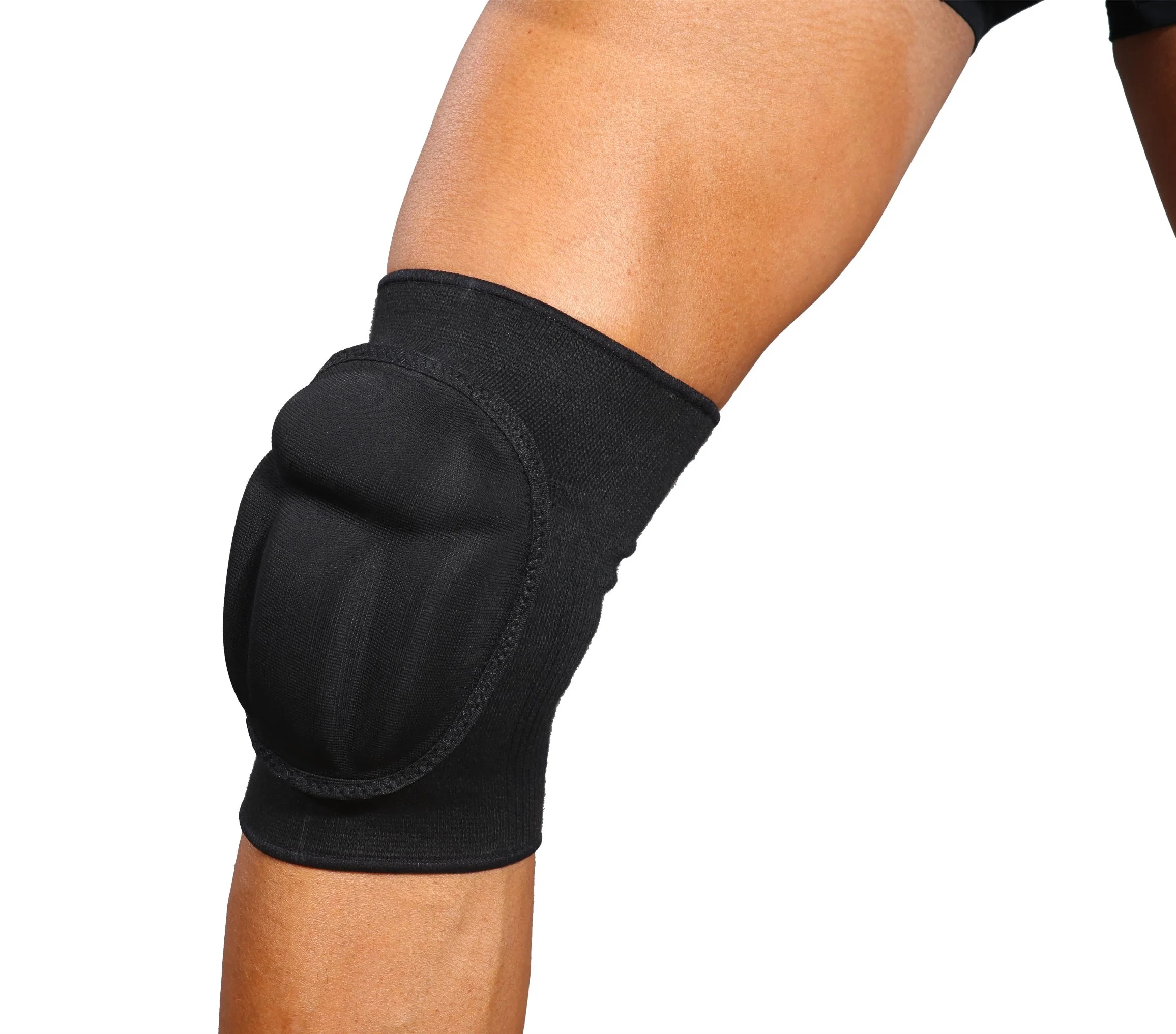 Neoprene Loop Adjustable Wrap Knee Guard with Silicone Pads