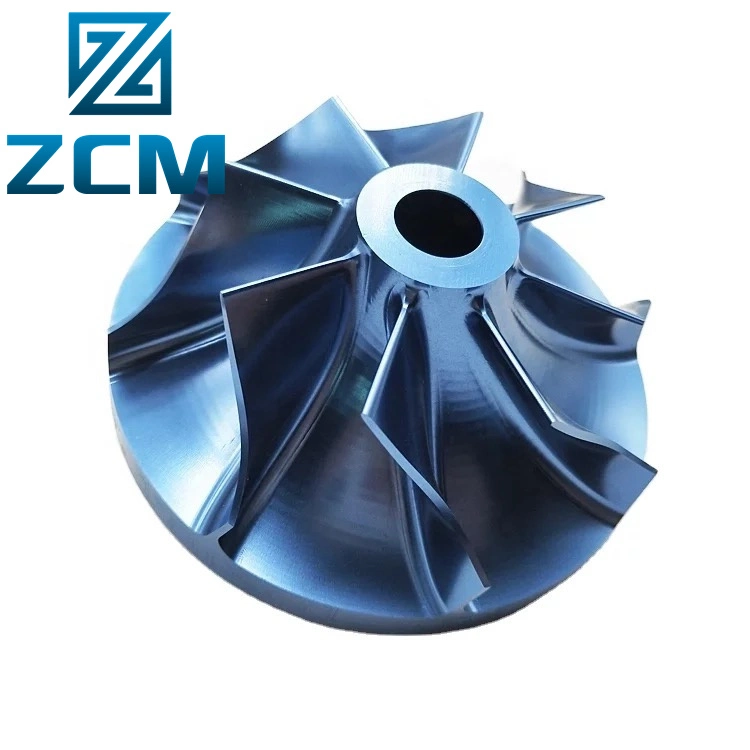 Customize 5 Axis Aluminum Machining Fan Pump Impellers Turbo Impeller Precision Manufacturing Custom Turbocharger Parts