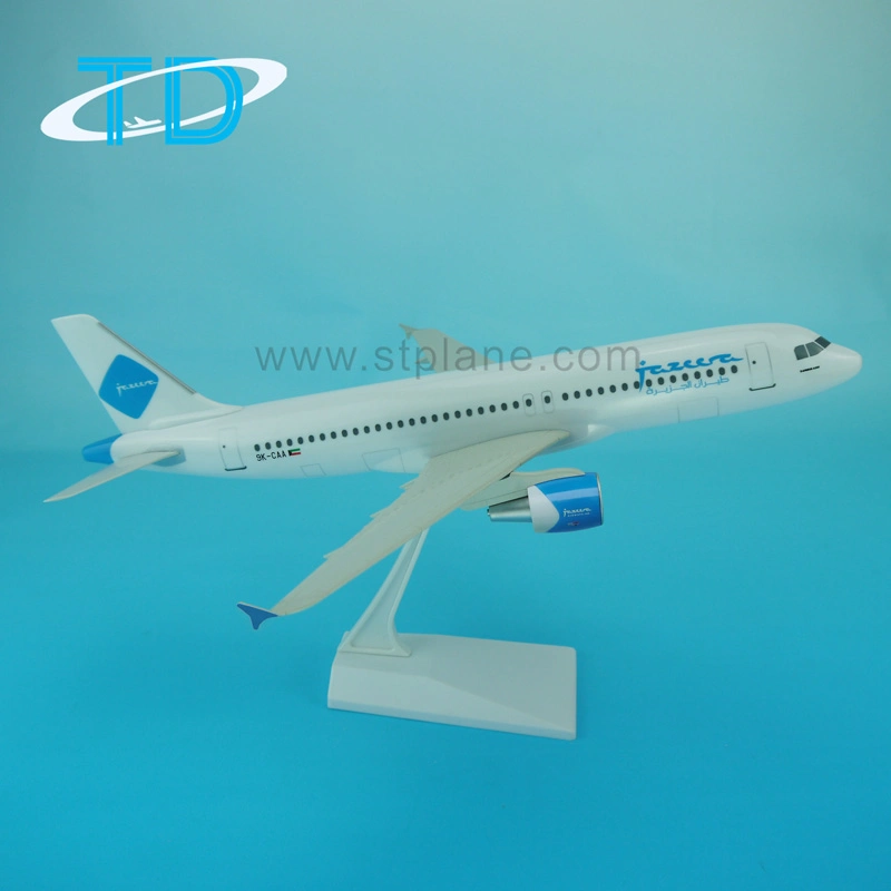 Jazeera 37.6cm 1/100 A320 Airplane Model Souvenir Desktop