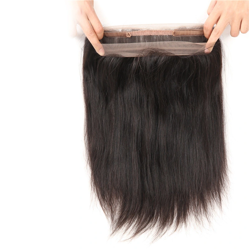 High quality/High cost performance Health Cambodian Human Virgin Hair Straight Weave 360 Lace Frontal