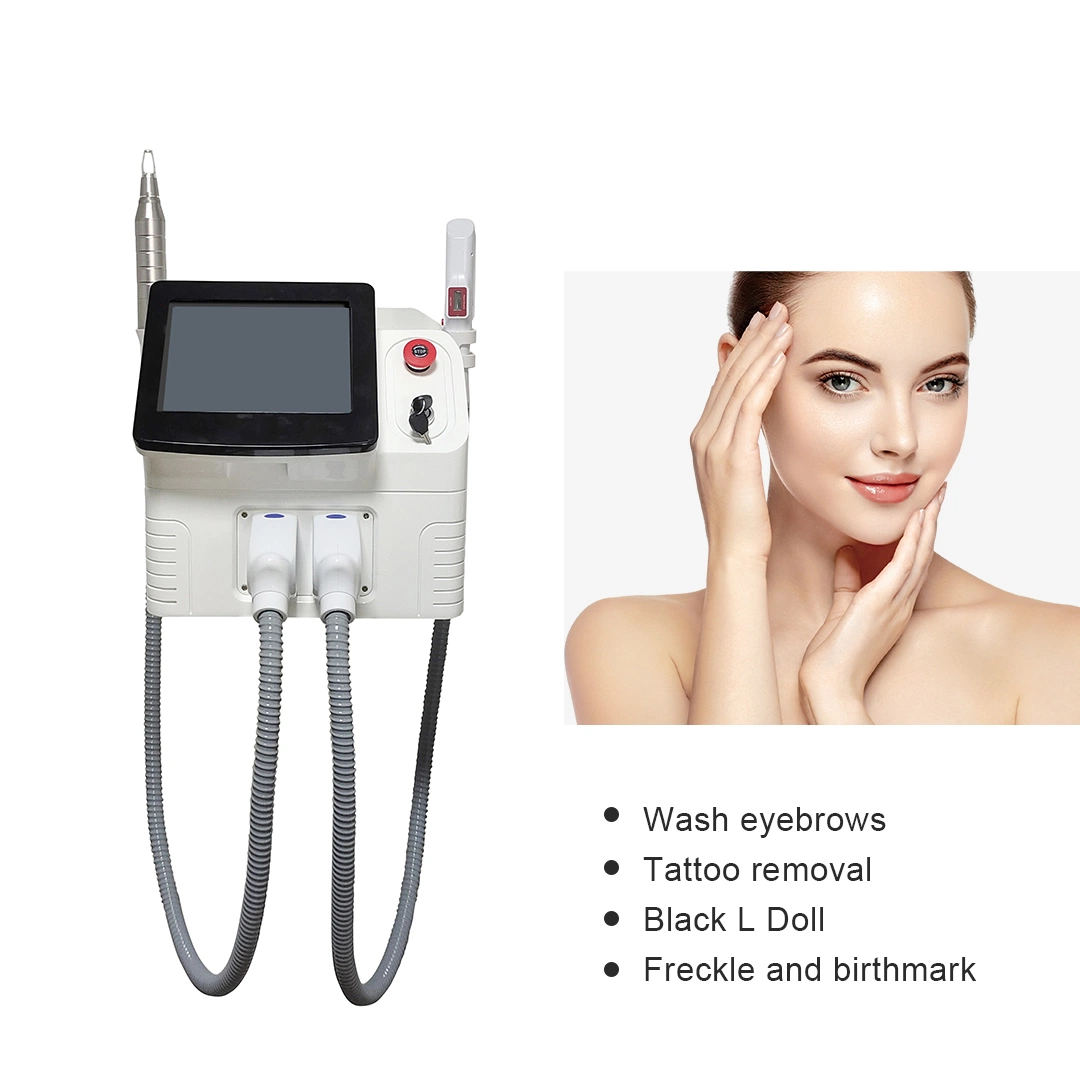 Diode Laser 755/808/1064nm Q Switched ND YAG Laser Tattoo Permanent Hair Removal Machine