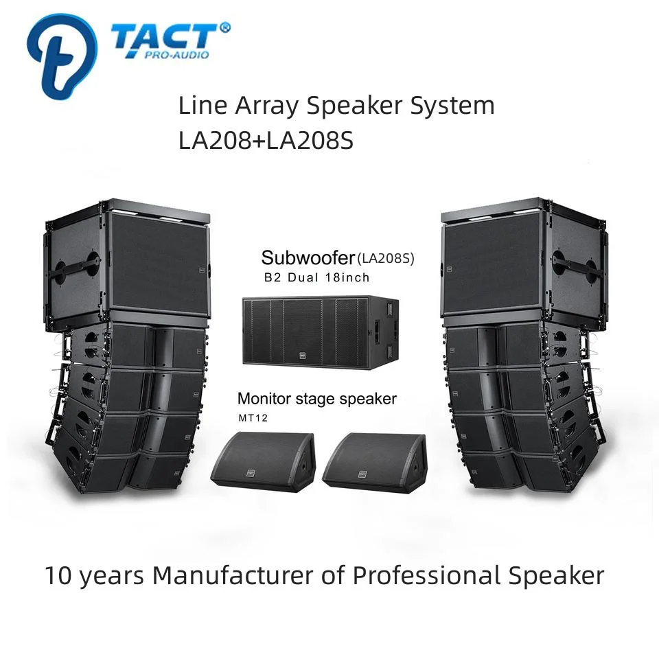 Tact La208 Double 8 Inch Professional Audio Soud Speaker System Line Array Speakers