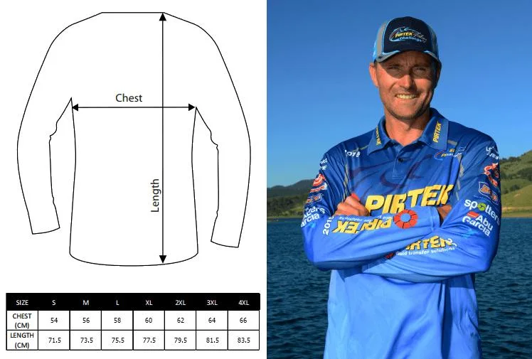 Fishing Club Team Wear Sport Tee Polo Sublimation Custermized Fishing Jersey