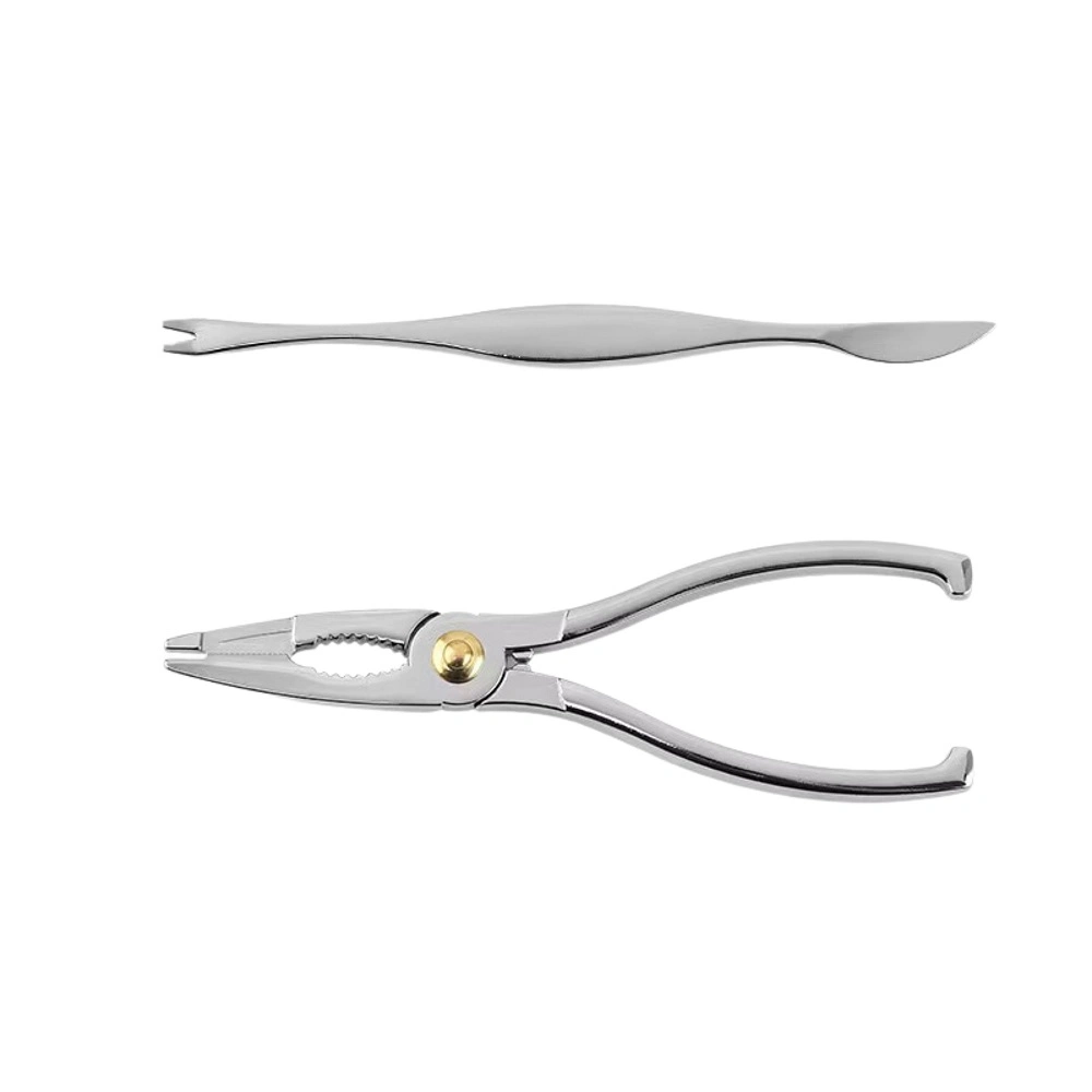 Stainless Steel 2PCS Crab Eating Tool Set Crab Peeling Pliers Kitchen Cooking Gadgets Tool for Home Restaurant Supplies Esg18521