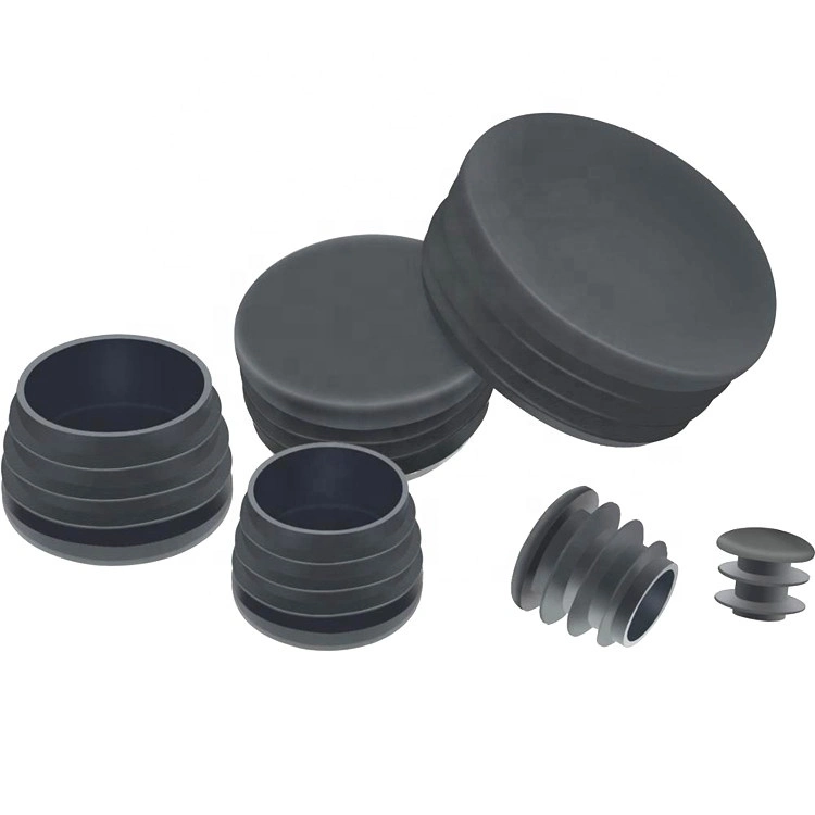 Furniture Plug Black Blanking End Cover Injection Parts Custom Plastic OEM/ODM Big Molded Plastic