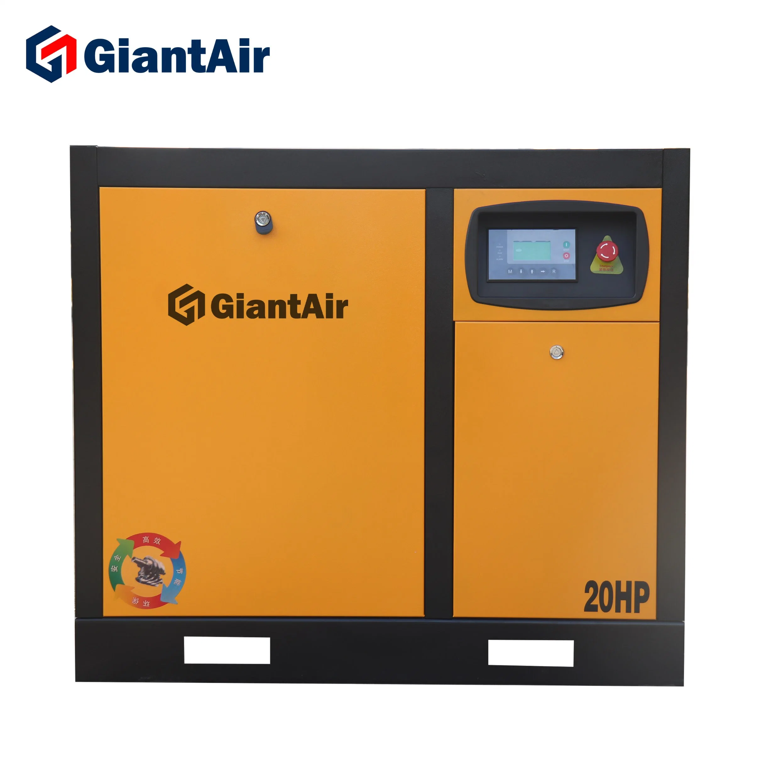Giantair Aircompressors Low Pressure 7.5kw 10HP Industrial Combined Rotary Screw Air Compressor