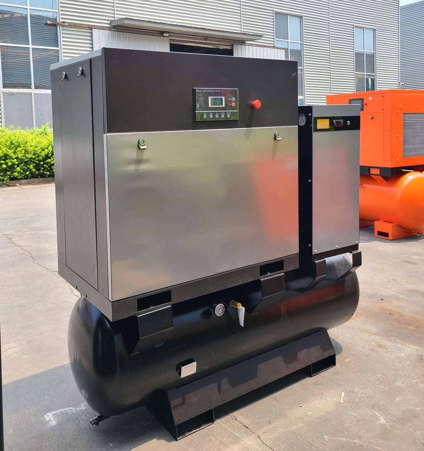 Compacted VSD Screw Air Compressors Machines 15kw 20HP with Receiver, Dryer and Filter