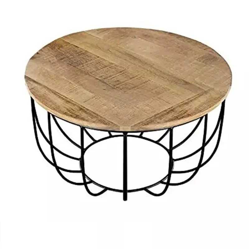 Side Table with Wooden Top New Design Living Room Furniture for Home Hotel Restaurant Furniture