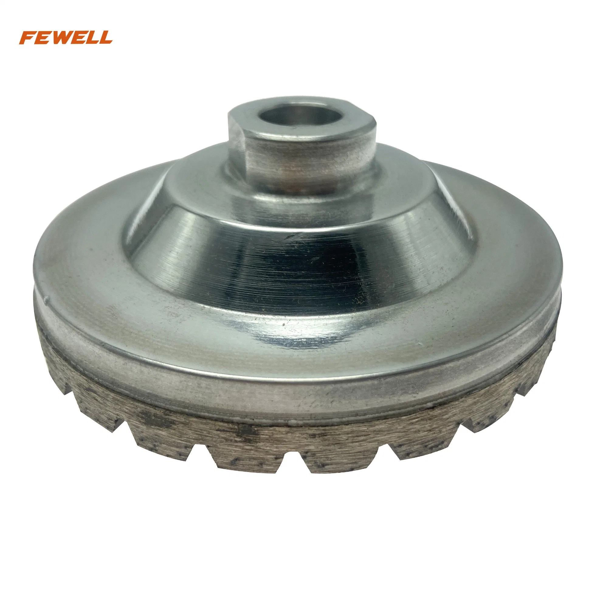 Turbo Diamond Aluminum Grinding Cup Wheel for Concrete Granite