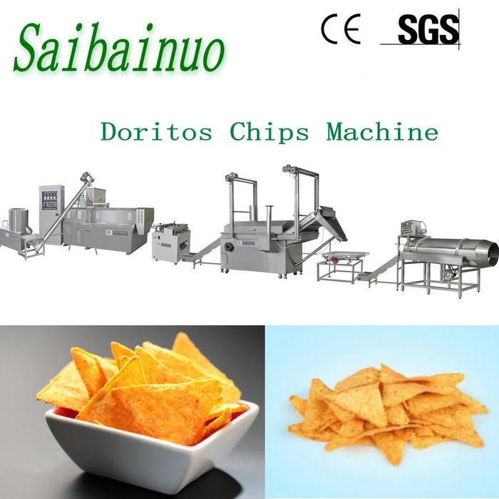 Aperitivos comida Doritos Salad Bugles Chips procesamiento de la línea de máquina de alimentos
