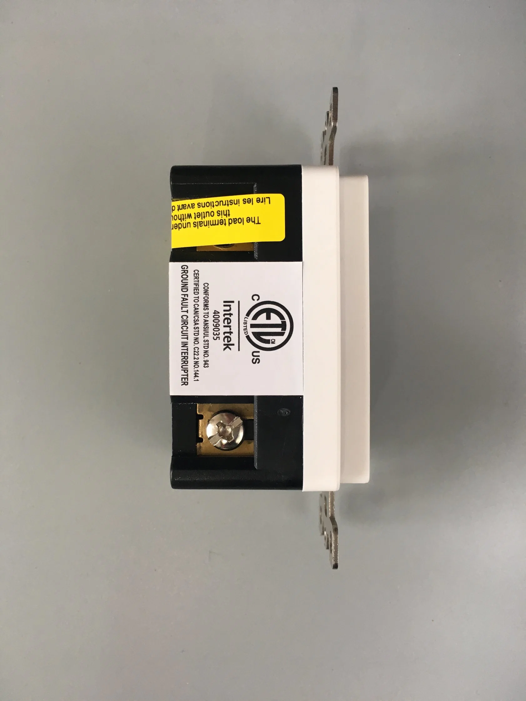 GFCI 15A 125V resistente a la intemperie GFCI con indicador LED, conector hembra dúplex TR/WR GFCI, listado ETL