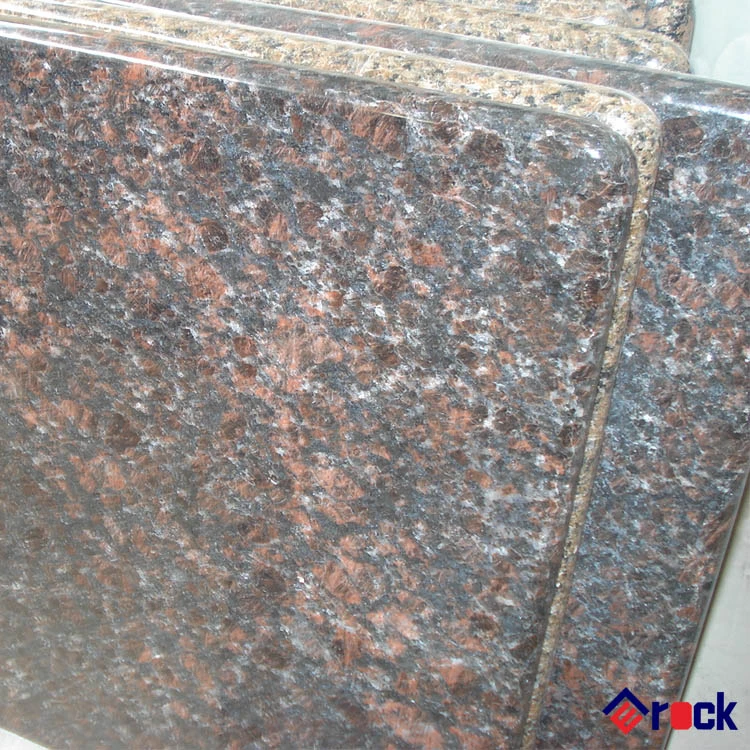 Factory Price Customize Polished Tan Brown Granite Stone Kitchen Countertops and Backsplash